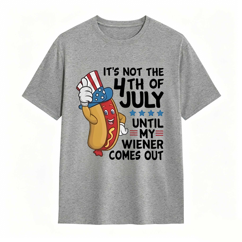 4th of July Funny Wiener Humor T-shirt