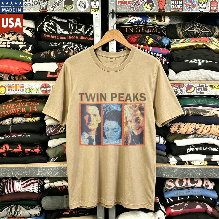 CozTee Twin Peaks Character Portraits Graphic T-Shirt