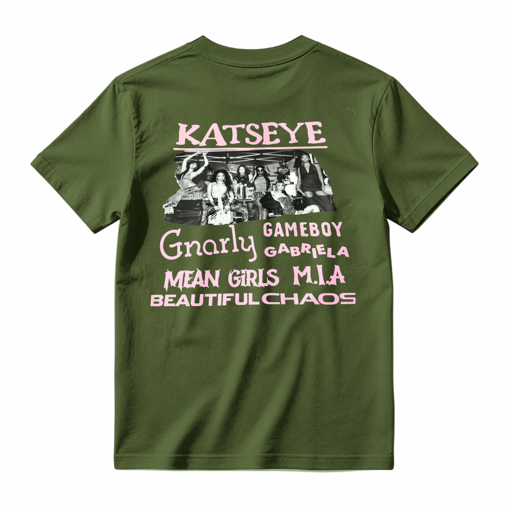 Katseye Gnarly Gameboy Gabriela Mean Girls Mia Beautiful Chaos T-shirt