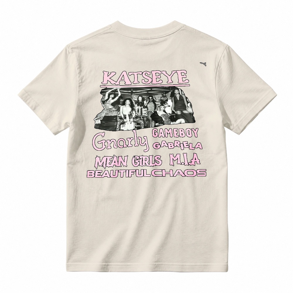Katseye Gnarly Gameboy Gabriela Mean Girls Mia Beautiful Chaos T-shirt