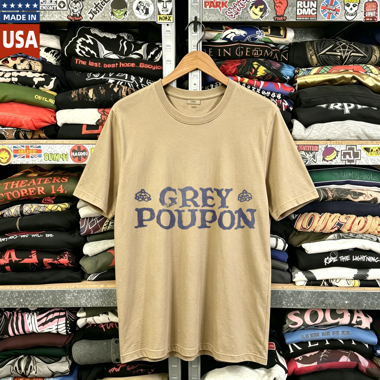 CozTee 90s Grey Poupon Mustard Promo Rare Graphic T-Shirt