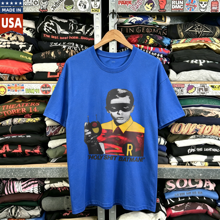 CozTee Holy Sh*t Batman - 80's -90's Rare Graphic T-Shirt