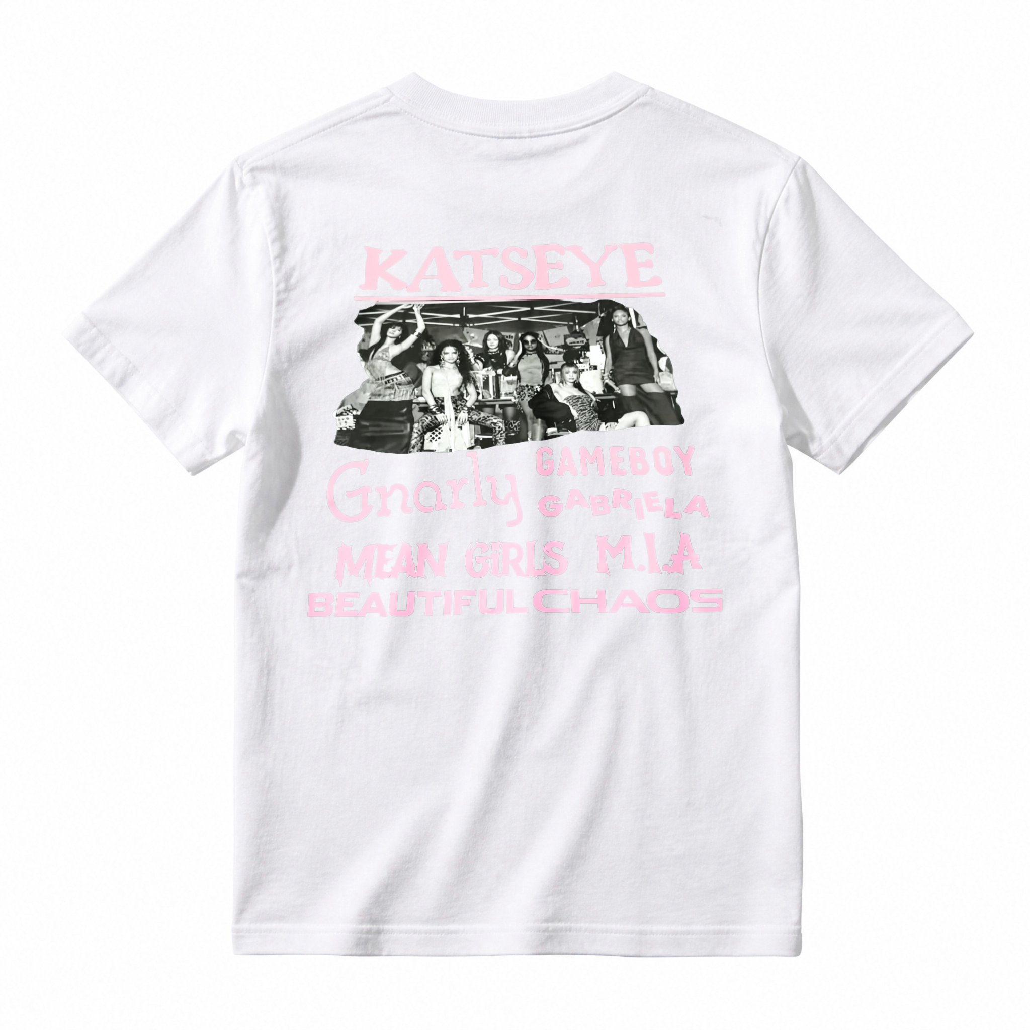 Katseye Gnarly Gameboy Gabriela Mean Girls Mia Beautiful Chaos T-shirt