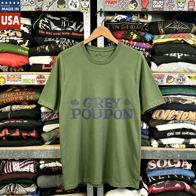 CozTee 90s Grey Poupon Mustard Promo Rare Graphic T-Shirt