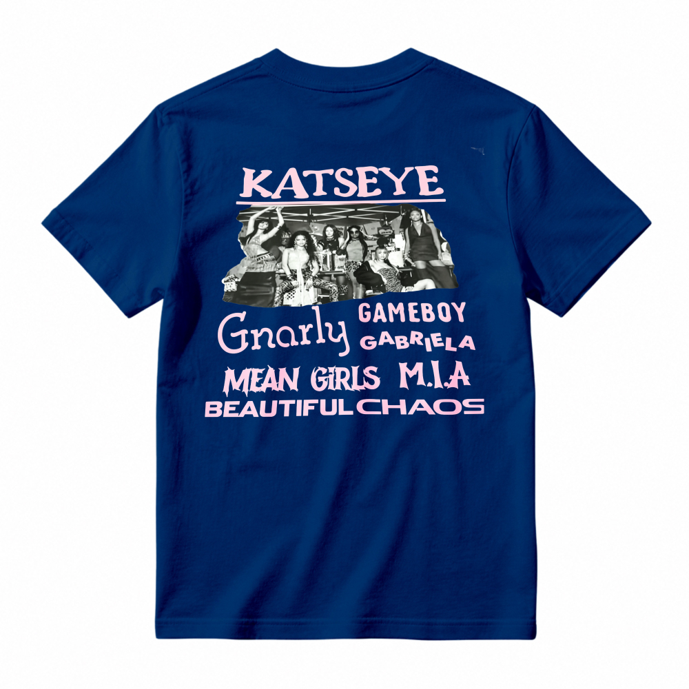 Katseye Gnarly Gameboy Gabriela Mean Girls Mia Beautiful Chaos T-shirt