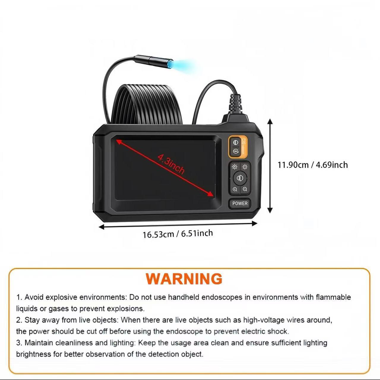 IP67 Waterproof Industrial Endoscope