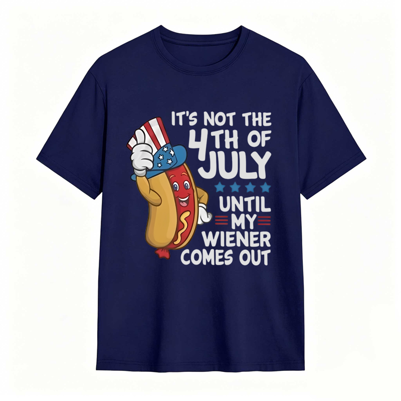 4th of July Funny Wiener Humor T-shirt