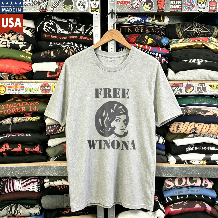 CozTee 90s Free Winona Ultra Rare Graphic T-Shirt
