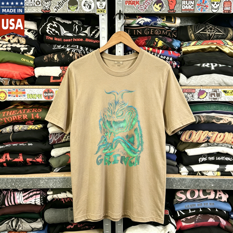 CozTee Grinch 'Whoville's Worst' Rare  Graphic T-Shirt