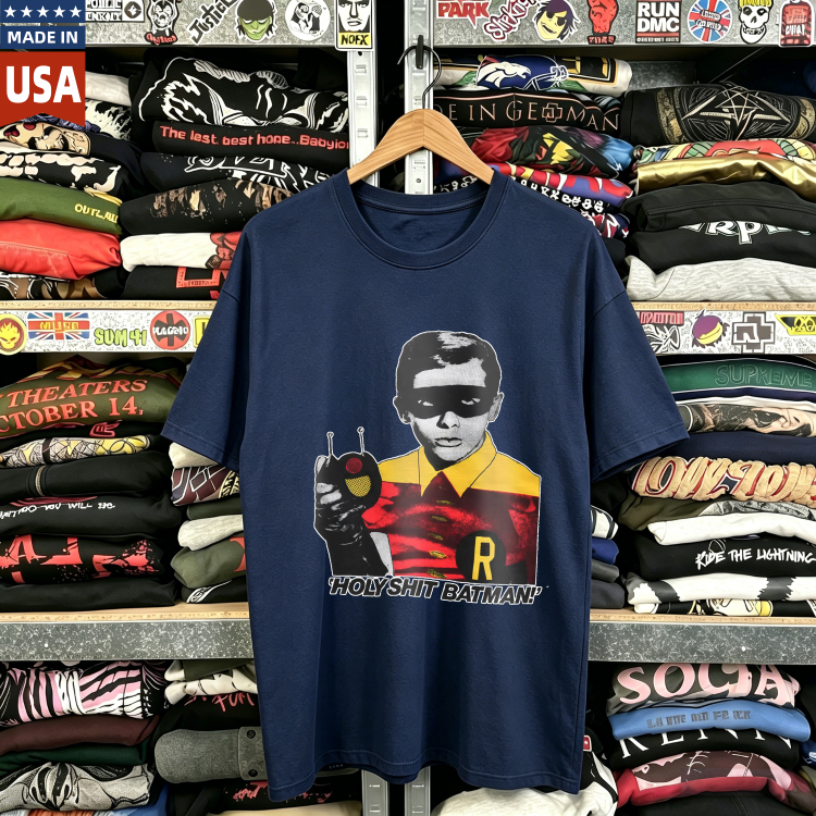 CozTee Holy Sh*t Batman - 80's -90's Rare Graphic T-Shirt
