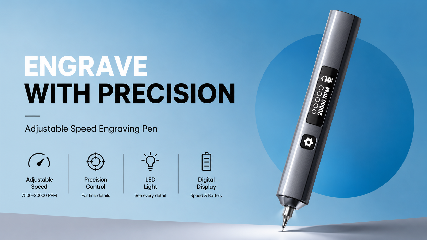 EtchMate cordless engraving pen