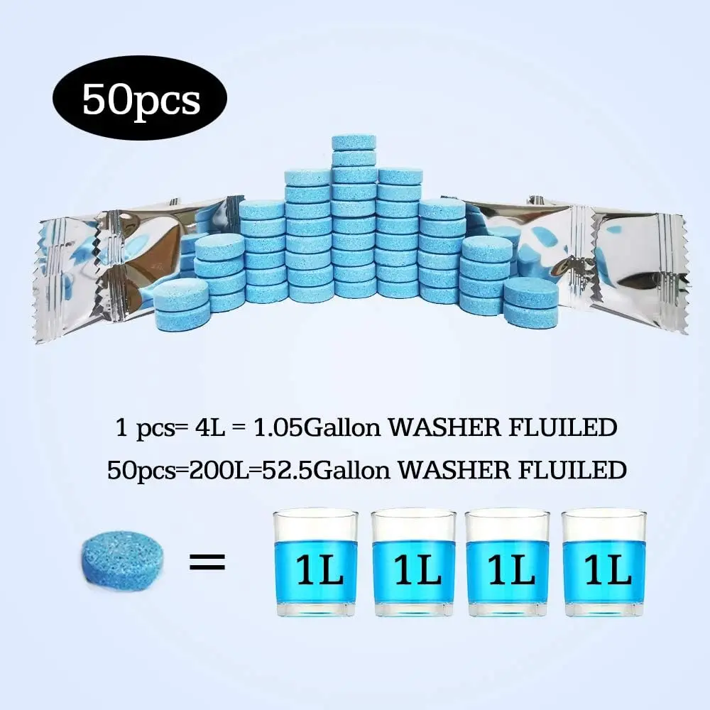 50 count windshield washer tablets