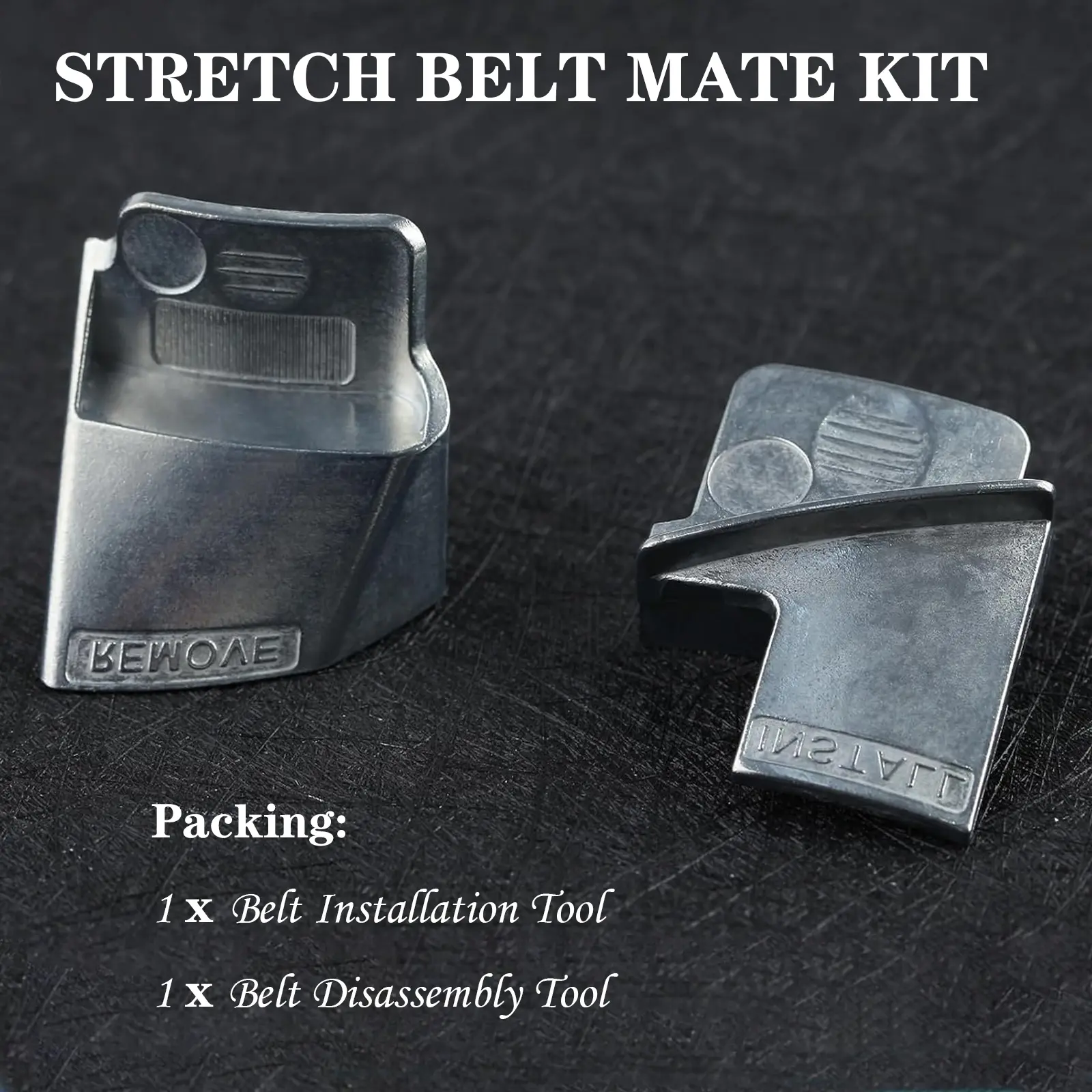 2 piece serpentine belt tool kit package