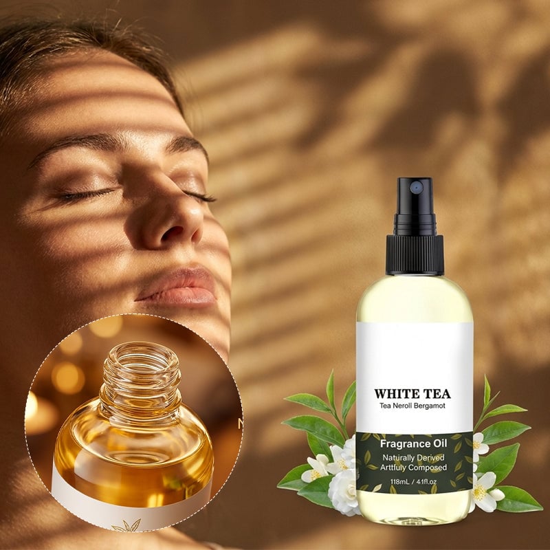 White Tea fragrance oil for a relaxing home atmosphere