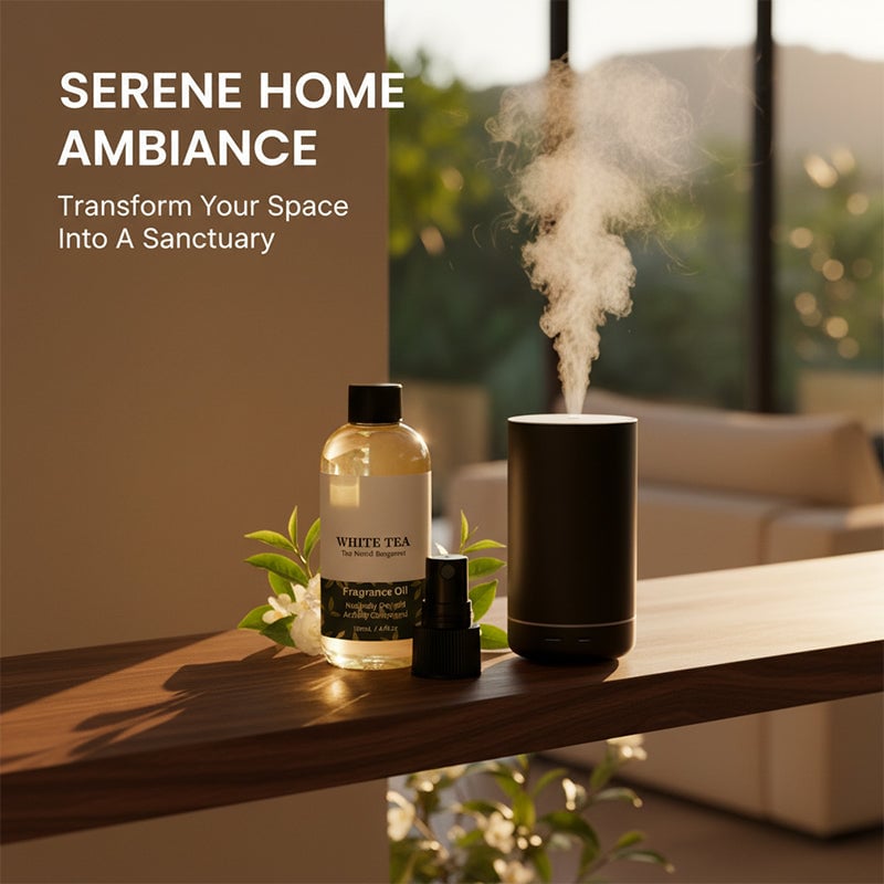 White Tea fragrance oil used with an aroma diffuser