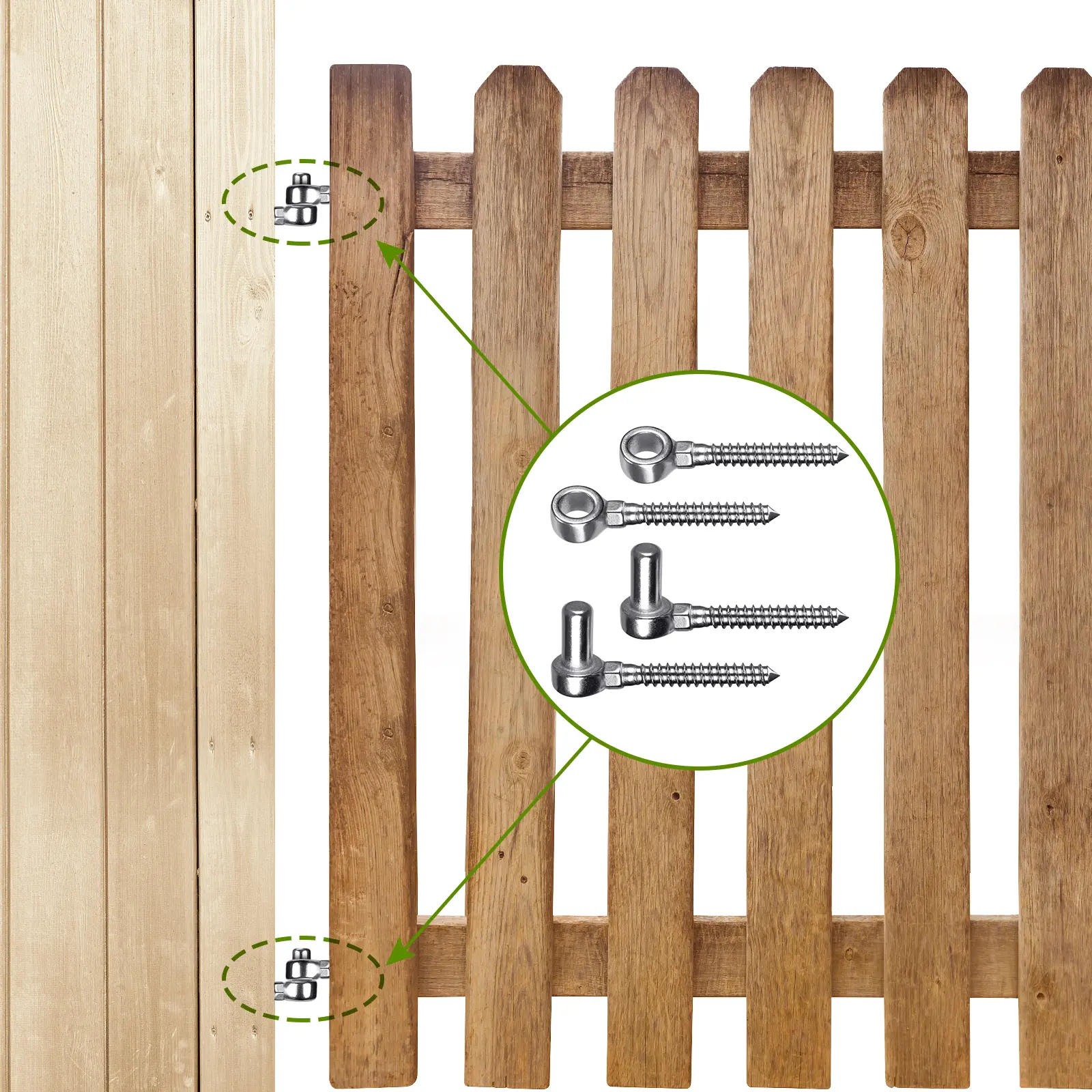 M12 Fence Gate Mounting Bolt 2 Pack 