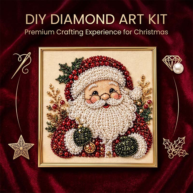 DIY Christmas diamond art kit