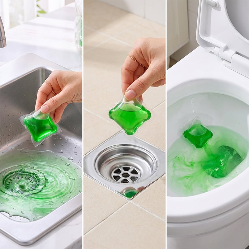 Drain Odor Remover Water‑Soluble Beads