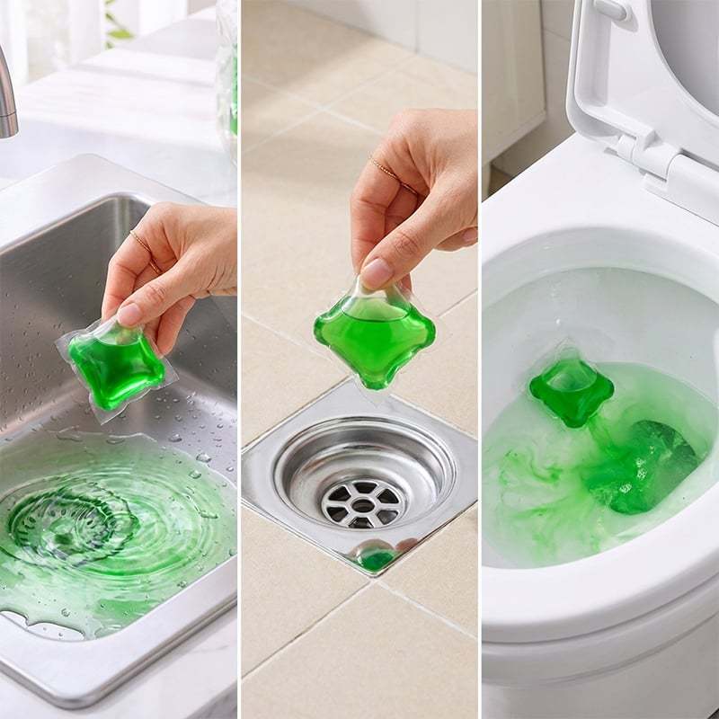 Drain Odor Remover Water‑Soluble Beads
