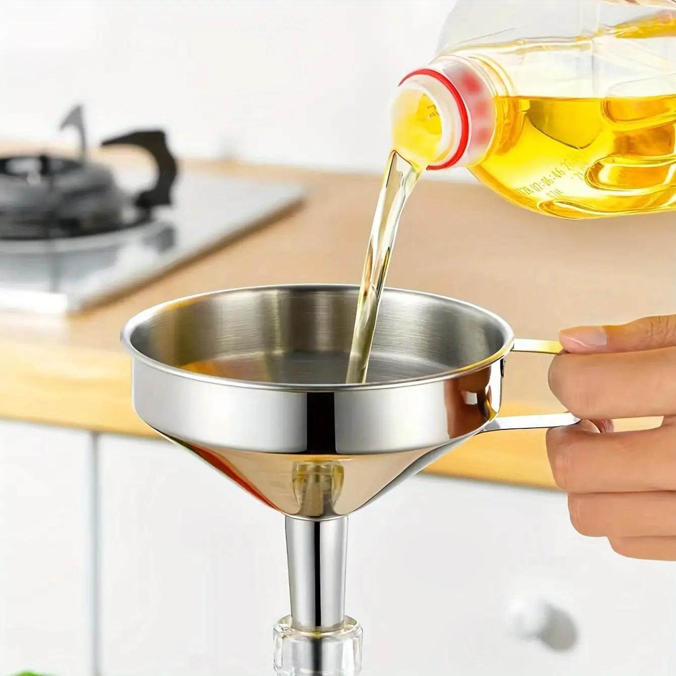 Food-Safe Steel Stainless Steel Funnel