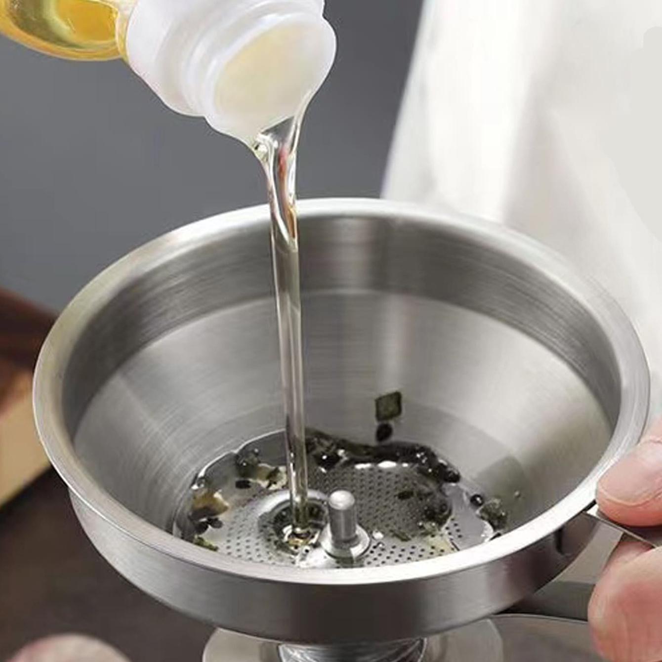 Food-Safe Steel Stainless Steel Funnel