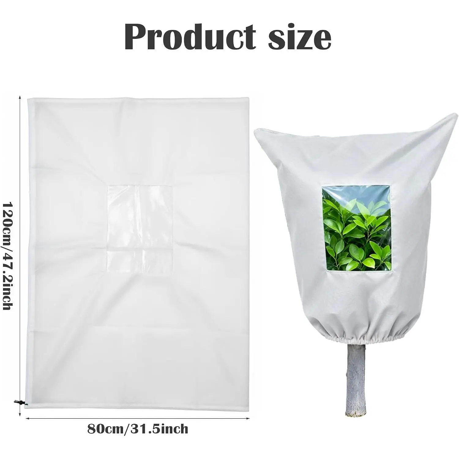 Plant frost protection cover