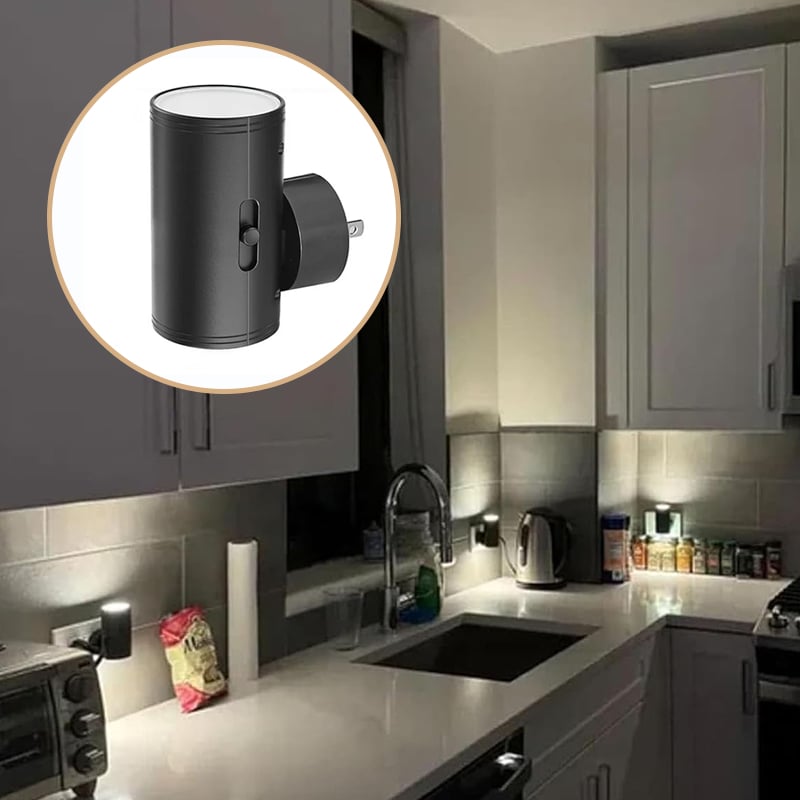Plug-In Wall Light Control Sensor Lamp