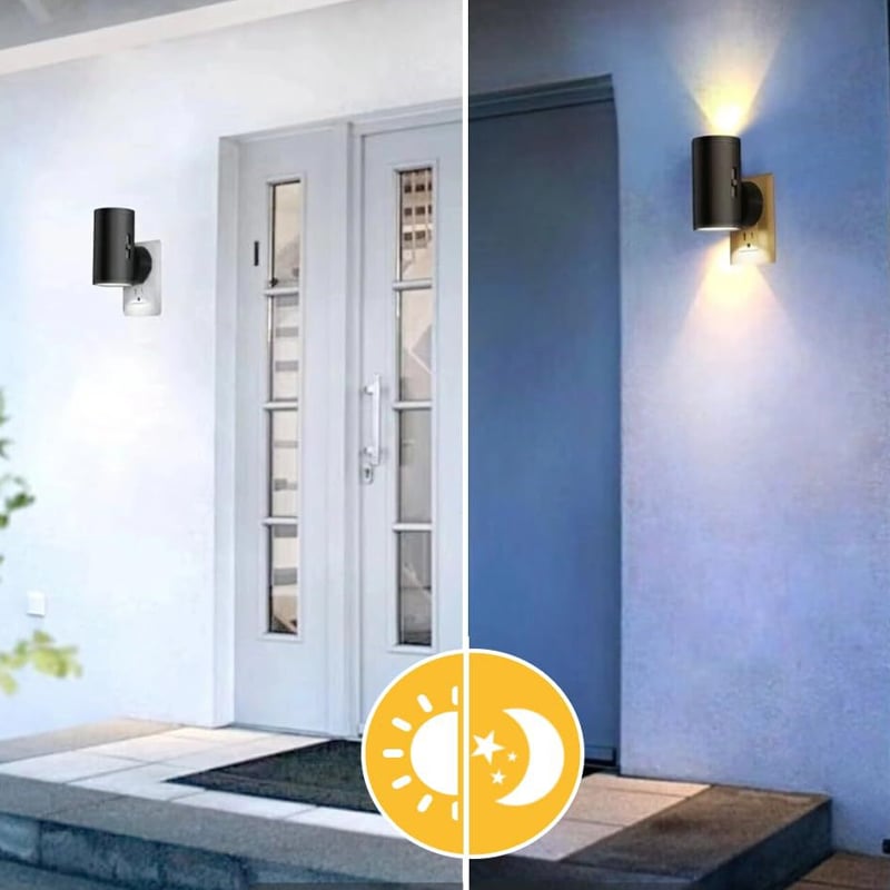Plug-In Wall Light Control Sensor Lamp