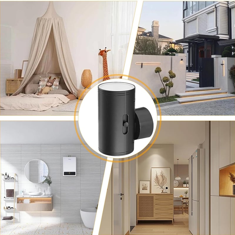 Plug-In Wall Light Control Sensor Lamp