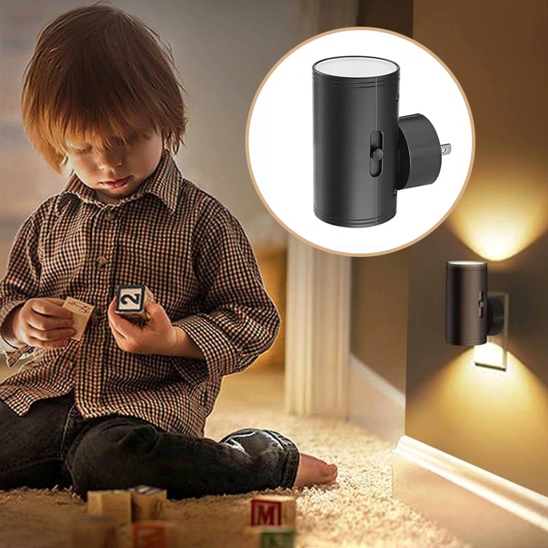 Plug-In Wall Light Control Sensor Lamp