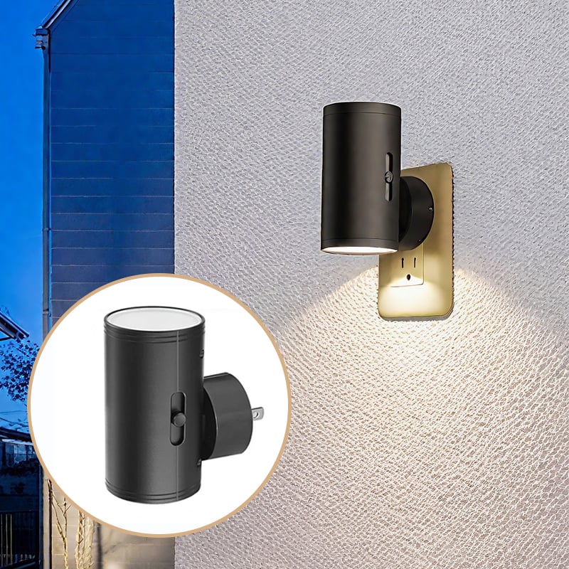 Plug-In Wall Light Control Sensor Lamp