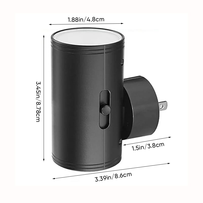 Plug-In Wall Light Control Sensor Lamp