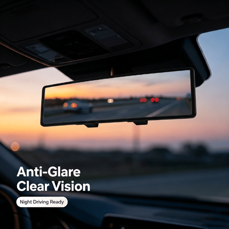 Curved Rearview Mirror
