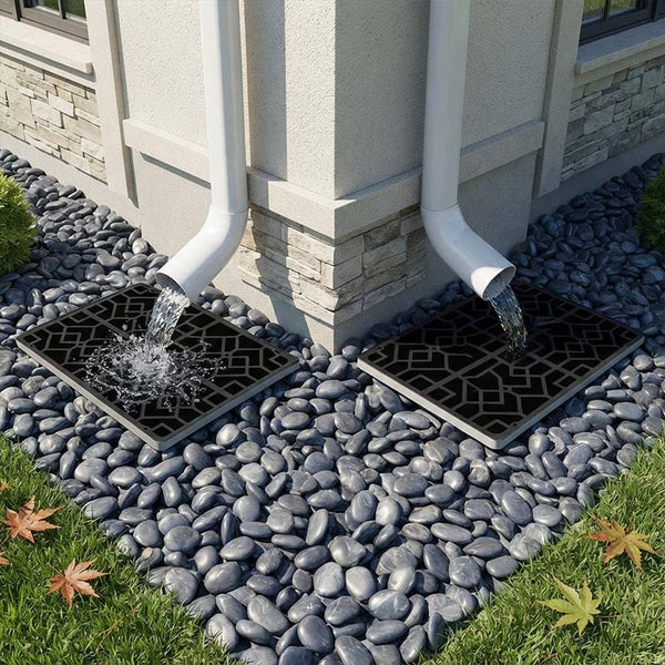 Low Profile Downspout Catch Basin