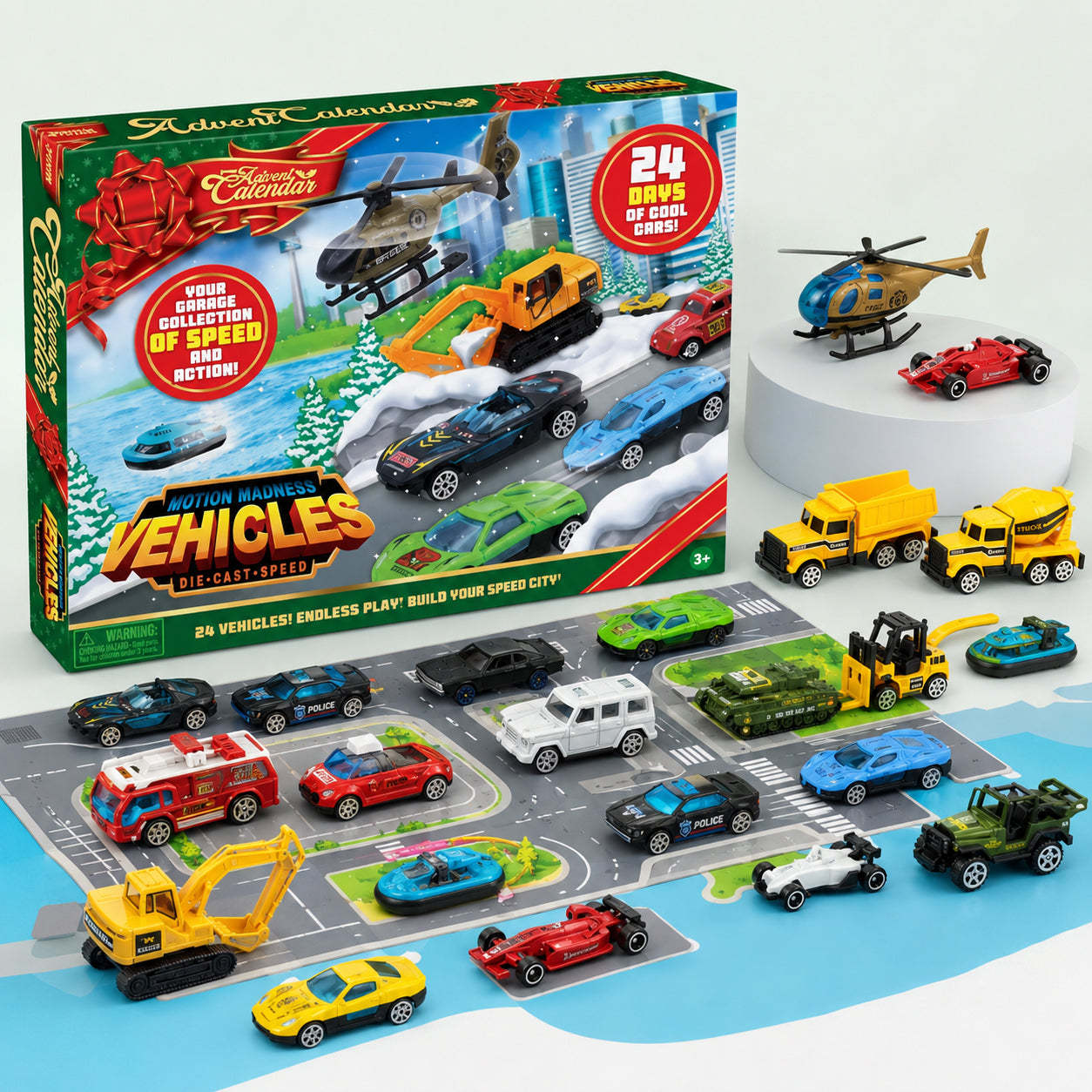 🚜 Build the Fleet Collection 24‑Day Vehicle Advent Calendar Series
