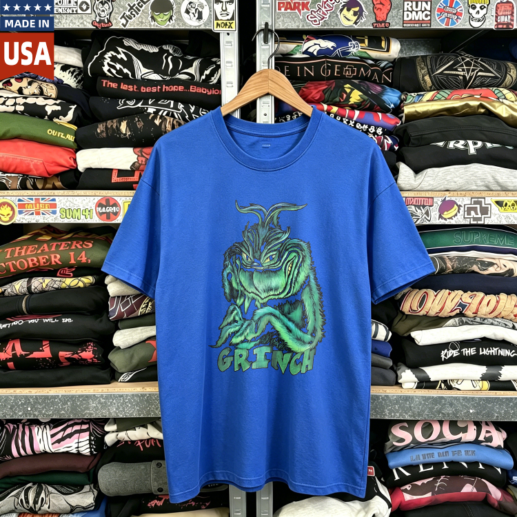 CozTee Grinch 'Whoville's Worst' Rare  Graphic T-Shirt