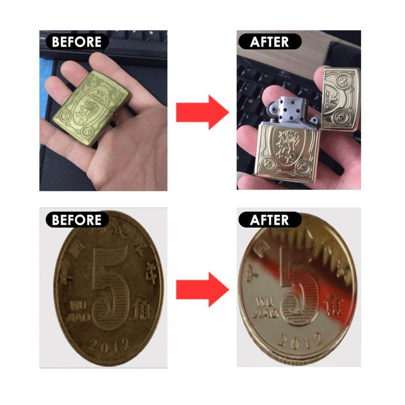 Metal surface polishing and cleaning