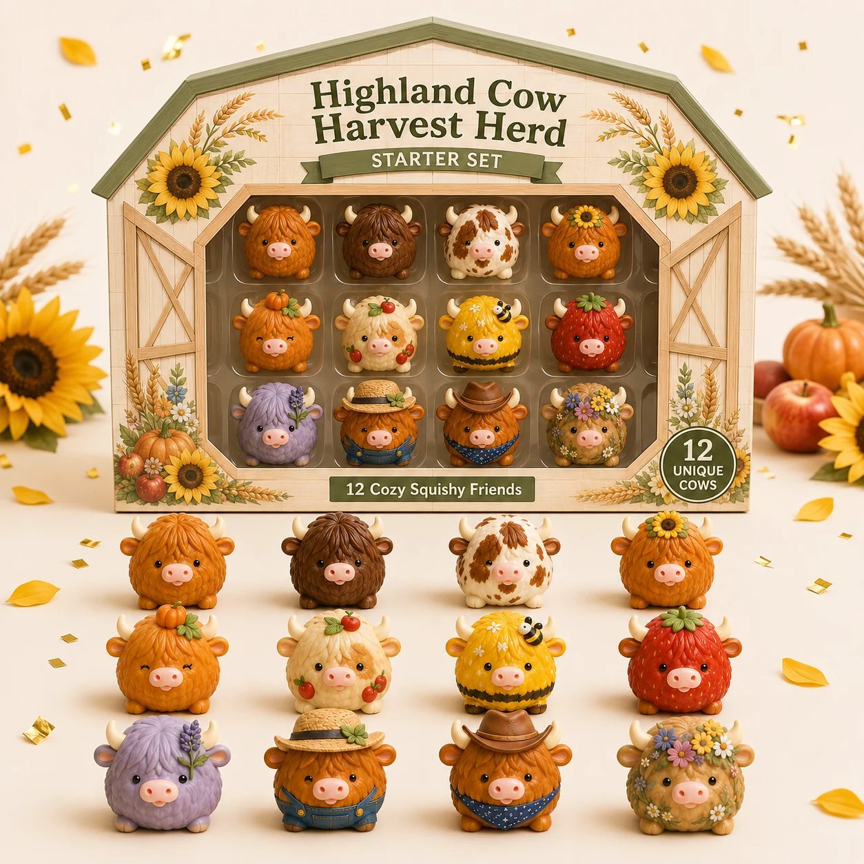 Harvest Herd Starter Set-12 Cows