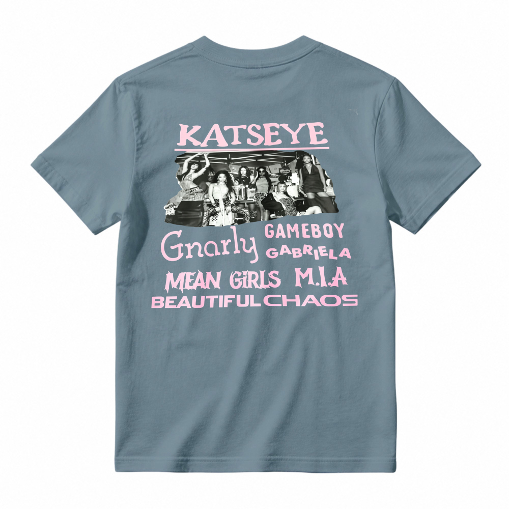 Katseye Gnarly Gameboy Gabriela Mean Girls Mia Beautiful Chaos T-shirt