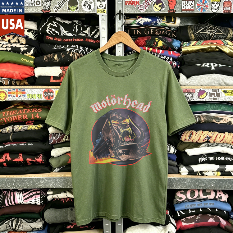 CozTee Vintage Motorhead - Orgasmatron Graphic T-Shirt