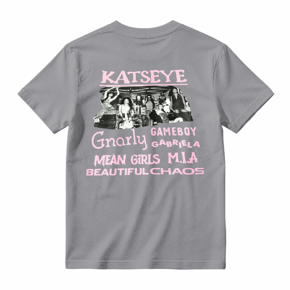Katseye Gnarly Gameboy Gabriela Mean Girls Mia Beautiful Chaos T-shirt