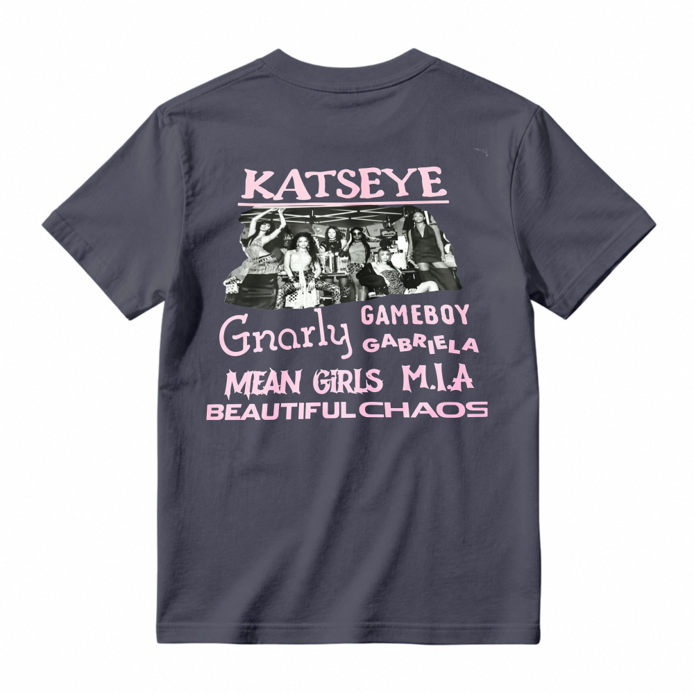 Katseye Gnarly Gameboy Gabriela Mean Girls Mia Beautiful Chaos T-shirt