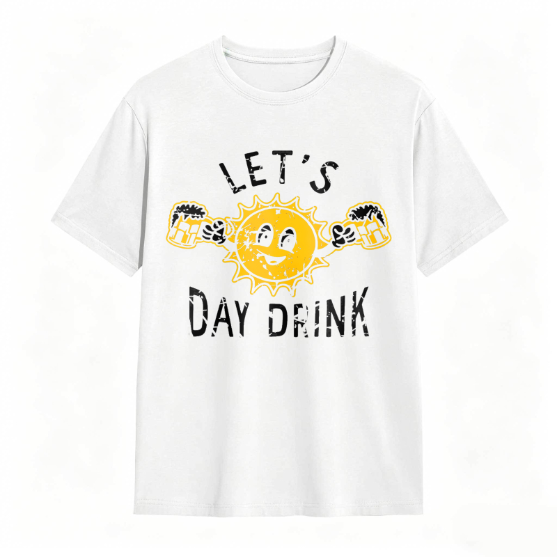 Sun With Beer Mugs Let's Day Drink Unisex Classic T-shirt
