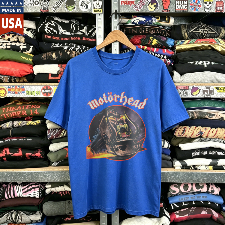 CozTee Vintage Motorhead - Orgasmatron Graphic T-Shirt