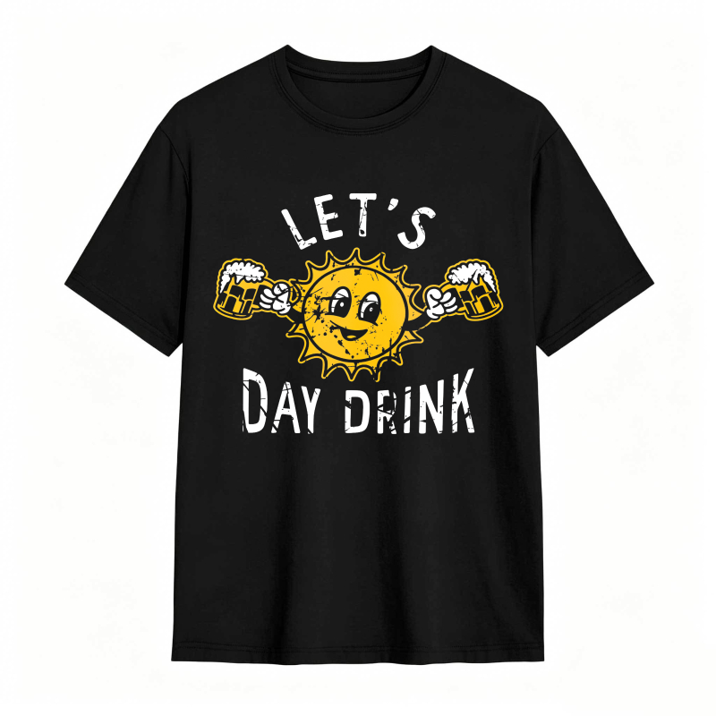 Sun With Beer Mugs Let's Day Drink Unisex Classic T-shirt