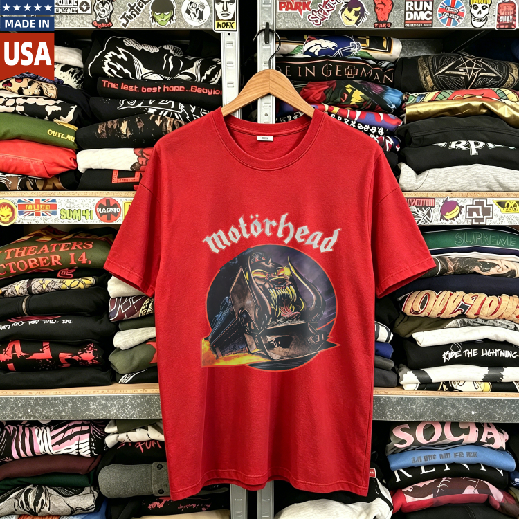 CozTee Vintage Motorhead - Orgasmatron Graphic T-Shirt