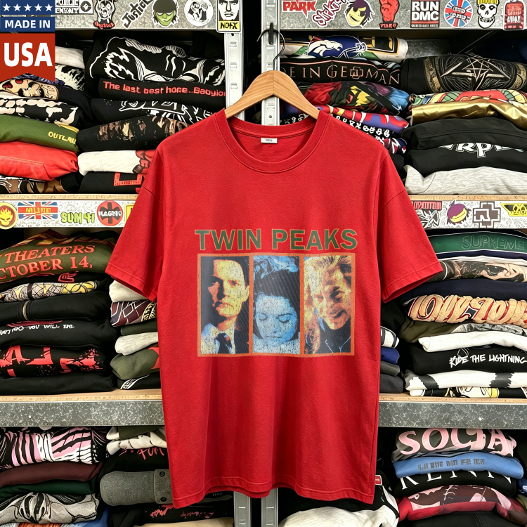 CozTee Twin Peaks Character Portraits Graphic T-Shirt