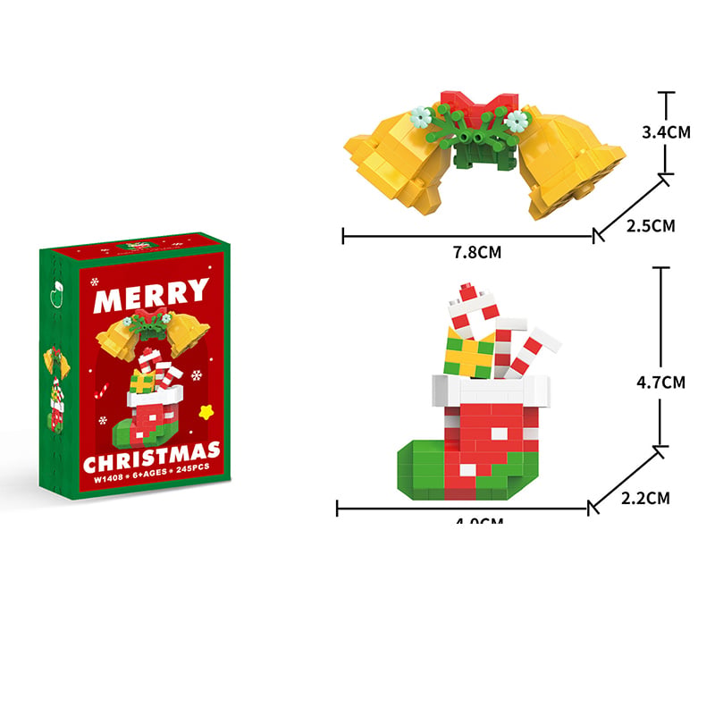  Mini Christmas Building Blocks Set