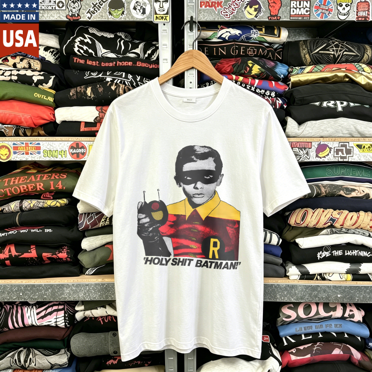 CozTee Holy Sh*t Batman - 80's -90's Rare Graphic T-Shirt