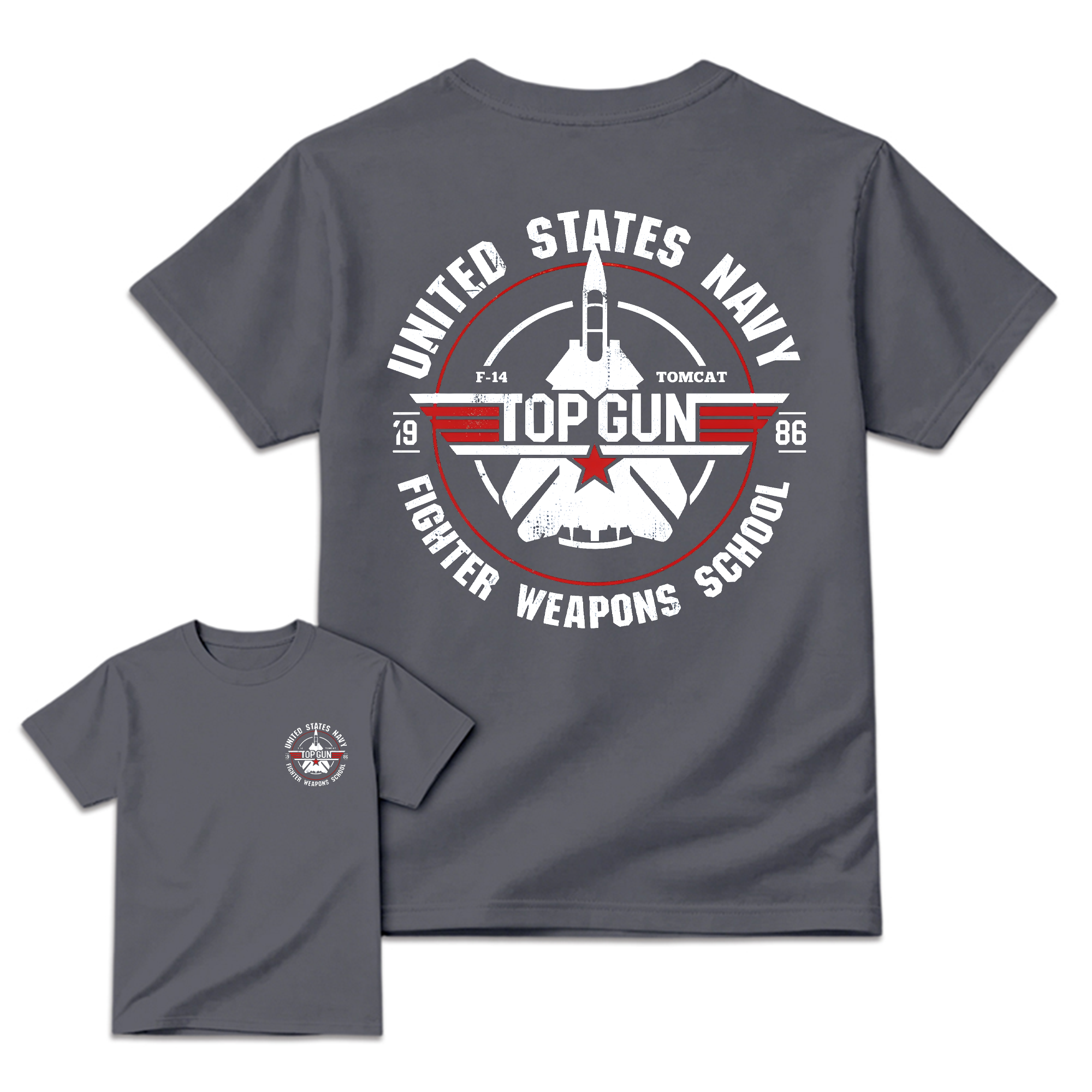 T0p Gun Vintage 80s Fighter Pilot Graphic Tee, Retro Military Aviation T-Shirt, Navy Fighter Jet Unisex Cotton Shirt